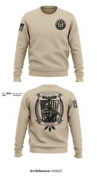 Crew Neck Sweatshirt, Jefferson County Sheriff's Office S.O.R.T., Police, Teamtime, Team time, sublimation, custom sports apparel, team uniforms, spirit wear, spiritwear, sports uniforms, custom shirts, team store, custom team store, fundraiser sports, apparel fundraiser