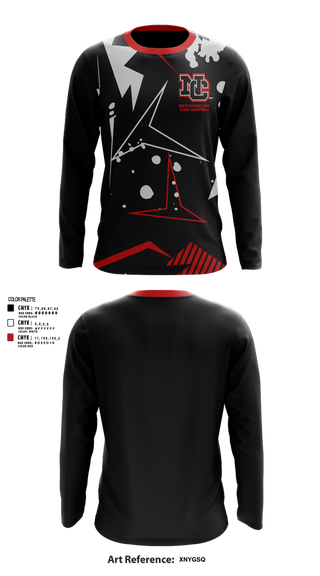Long Sleeve Performance Shirt, North Central High School Basketball, Men's Basketball, Teamtime, Team time, sublimation, custom sports apparel, team uniforms, spirit wear, spiritwear, sports uniforms, custom shirts, team store, custom team store, fundraiser sports, apparel fundraiser