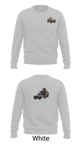 Crew Neck Sweatshirt, 2-124th Infantry Regiment, Army, Teamtime, Team time, sublimation, custom sports apparel, team uniforms, spirit wear, spiritwear, sports uniforms, custom shirts, team store, custom team store, fundraiser sports, apparel fundraiser