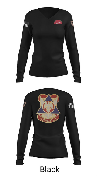 Womens Long Sleeve Vneck Shirt, 2 MCTD - 78th TD, , Teamtime, Team time, sublimation, custom sports apparel, team uniforms, spirit wear, spiritwear, sports uniforms, custom shirts, team store, custom team store, fundraiser sports, apparel fundraiser