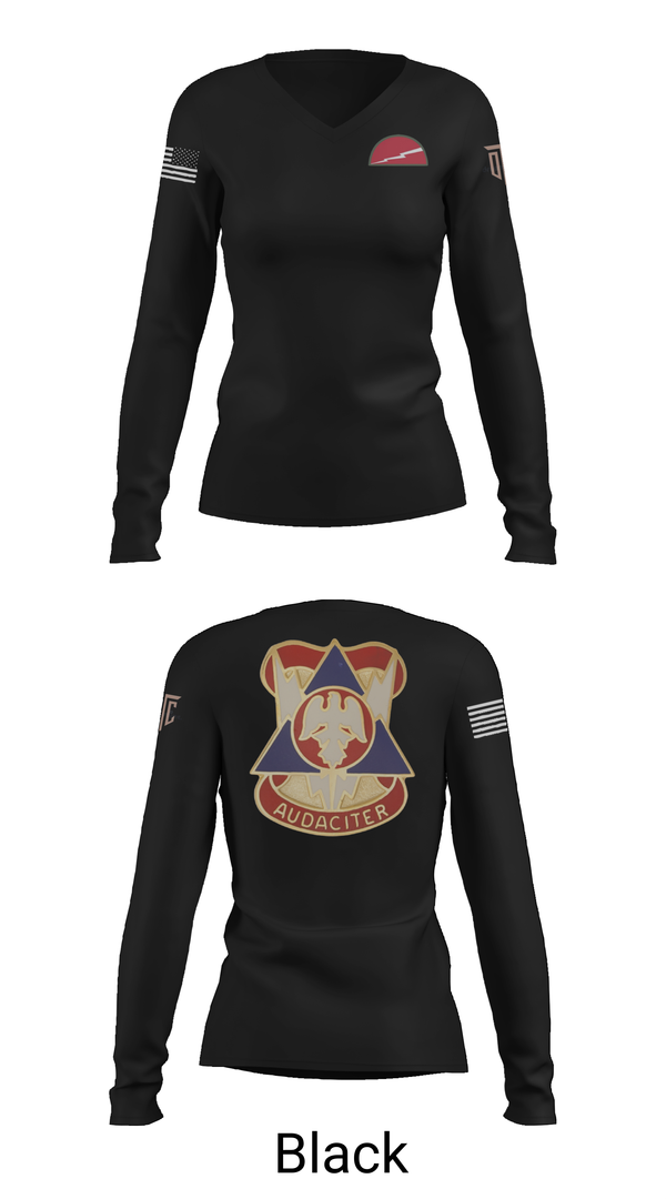 Womens Long Sleeve Vneck Shirt, 2 MCTD - 78th TD, , Teamtime, Team time, sublimation, custom sports apparel, team uniforms, spirit wear, spiritwear, sports uniforms, custom shirts, team store, custom team store, fundraiser sports, apparel fundraiser