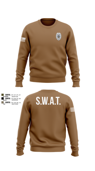 Crew Neck Sweatshirt, GRATIS SWAT TEAM, Police, Teamtime, Team time, sublimation, custom sports apparel, team uniforms, spirit wear, spiritwear, sports uniforms, custom shirts, team store, custom team store, fundraiser sports, apparel fundraiser