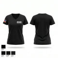 Martinsville Sheriff Office 59332144 Women's Short Sleeve V-neck Shirt - 1