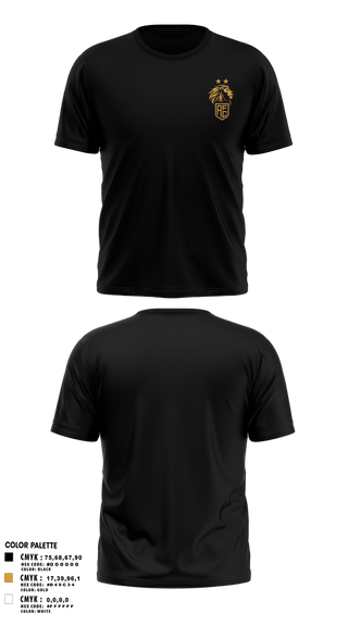 Soft Poly Tee Cotton Like Feel, Aspire FC Lions, Men's Soccer, Teamtime, Team time, sublimation, custom sports apparel, team uniforms, spirit wear, spiritwear, sports uniforms, custom shirts, team store, custom team store, fundraiser sports, apparel fundraiser
