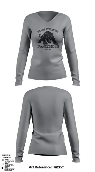 Womens Long Sleeve Vneck Shirt, , , Teamtime, Team time, sublimation, custom sports apparel, team uniforms, spirit wear, spiritwear, sports uniforms, custom shirts, team store, custom team store, fundraiser sports, apparel fundraiser