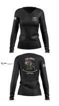 136 EVCC 31372856 Women's Long Sleeve V-neck Shirt - 90