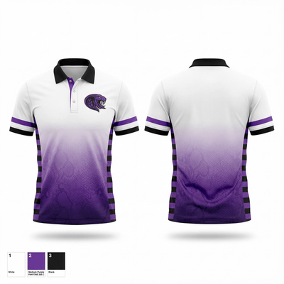 Visalia Vipers football & Cheer Inc 3476262 Short Sleeve Performance Polo - 1