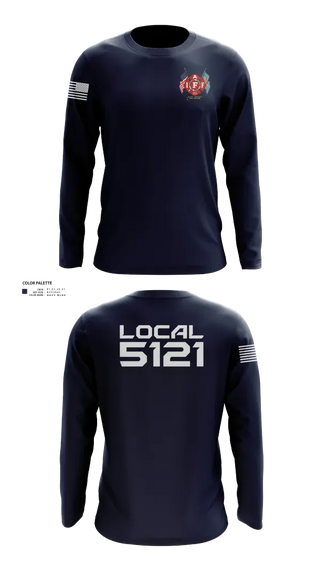 Long Sleeve Performance Shirt, Kent-Sussex Professional Firefighters Local 5121Kent-Sussex Professional Firefighters Local 5121, Fire Department, Teamtime, Team time, sublimation, custom sports apparel, team uniforms, spirit wear, spiritwear, sports uniforms, custom shirts, team store, custom team store, fundraiser sports, apparel fundraiser