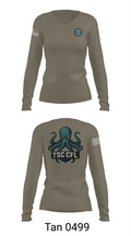 Tsc cfl 79099869 Women's Long Sleeve V-neck Shirt - 73