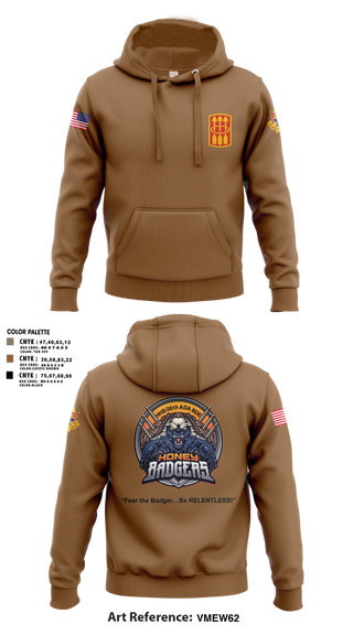 Hoodie, Honey Badgers / 30X, Army, Teamtime, Team time, sublimation, custom sports apparel, team uniforms, spirit wear, spiritwear, sports uniforms, custom shirts, team store, custom team store, fundraiser sports, apparel fundraiser