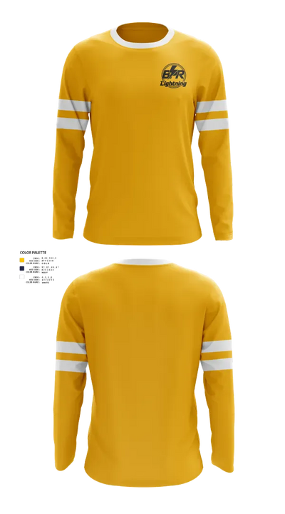 BPR Lightning 67015830 Long Sleeve Performance Shirt 21