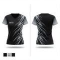 UNITED 53723575 Women's Short Sleeve V-neck Shirt - 1