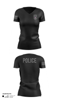PERRY POLICE DEPARTMENT Women's Short Sleeve V-neck Shirt - 21
