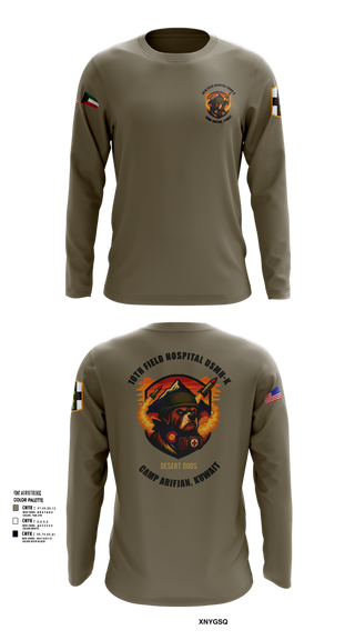 Long Sleeve Performance Shirt, 10th Field Hospital (FWD), , Teamtime, Team time, sublimation, custom sports apparel, team uniforms, spirit wear, spiritwear, sports uniforms, custom shirts, team store, custom team store, fundraiser sports, apparel fundraiser