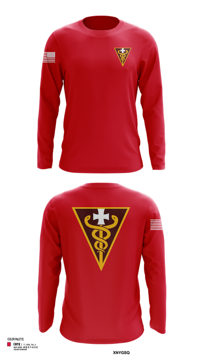 3D THEATER MEDICAL COMMAND 14799833 Long Sleeve Performance Shirt 103