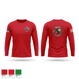 Long Sleeve Performance Shirt, Pine Level Fire Department, Fire Department, Teamtime, Team time, sublimation, custom sports apparel, team uniforms, spirit wear, spiritwear, sports uniforms, custom shirts, team store, custom team store, fundraiser sports, apparel fundraiser