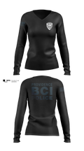 Providence Police BCI Women's Long Sleeve V-neck Shirt - 4