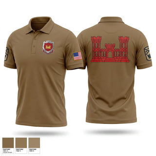 Short Sleeve Performance Polo, 212th Engineer Company, National Guard, Teamtime, Team time, sublimation, custom sports apparel, team uniforms, spirit wear, spiritwear, sports uniforms, custom shirts, team store, custom team store, fundraiser sports, apparel fundraiser