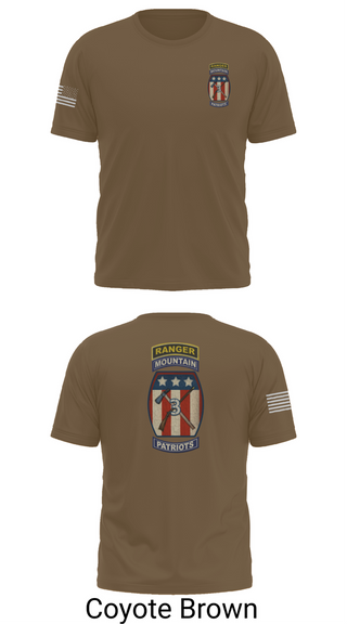 Short Sleeve Performance Shirt, 2-47 infantry 3rd BRG 10th MTN, Army, Teamtime, Team time, sublimation, custom sports apparel, team uniforms, spirit wear, spiritwear, sports uniforms, custom shirts, team store, custom team store, fundraiser sports, apparel fundraiser