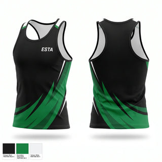 Mens Track Singlet, ESTA, Track & Field, Teamtime, Team time, sublimation, custom sports apparel, team uniforms, spirit wear, spiritwear, sports uniforms, custom shirts, team store, custom team store, fundraiser sports, apparel fundraiser