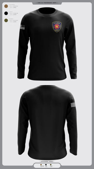 Long Sleeve Performance Shirt, PCFD, , Teamtime, Team time, sublimation, custom sports apparel, team uniforms, spirit wear, spiritwear, sports uniforms, custom shirts, team store, custom team store, fundraiser sports, apparel fundraiser
