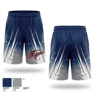 Athletic Shorts With Pockets, Tigers, Baseball, Teamtime, Team time, sublimation, custom sports apparel, team uniforms, spirit wear, spiritwear, sports uniforms, custom shirts, team store, custom team store, fundraiser sports, apparel fundraiser