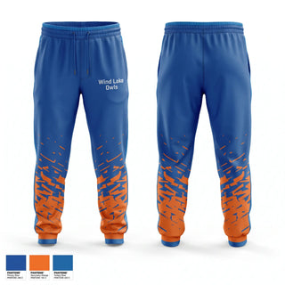 Sweatpants, Wind Lake Owls, Baseball, Teamtime, Team time, sublimation, custom sports apparel, team uniforms, spirit wear, spiritwear, sports uniforms, custom shirts, team store, custom team store, fundraiser sports, apparel fundraiser