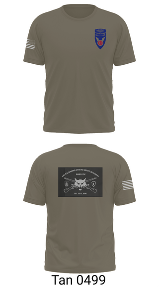 Old School Cotton Feel Shirt, 11th airborne, 1-5 IN Bobcats, Army, Teamtime, Team time, sublimation, custom sports apparel, team uniforms, spirit wear, spiritwear, sports uniforms, custom shirts, team store, custom team store, fundraiser sports, apparel fundraiser