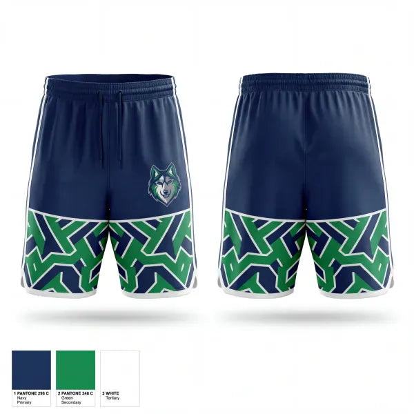 Athletic Shorts With Pockets, HAC WOLVES, Baseball, Teamtime, Team time, sublimation, custom sports apparel, team uniforms, spirit wear, spiritwear, sports uniforms, custom shirts, team store, custom team store, fundraiser sports, apparel fundraiser