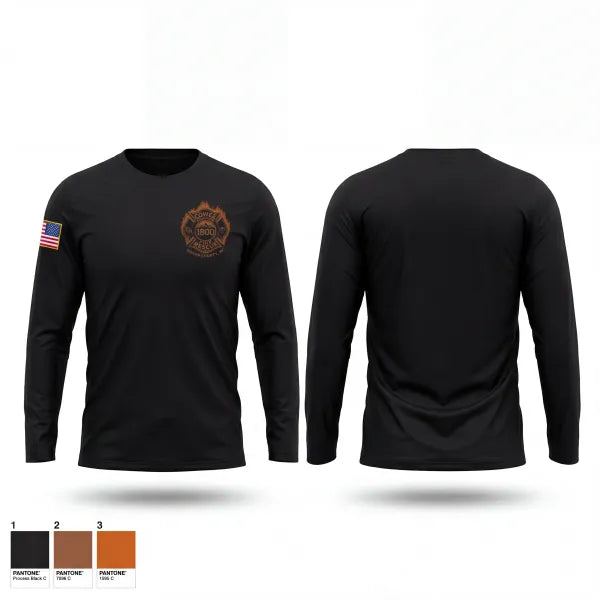 Long Sleeve Performance Shirt, Cowee Volunteer Fire Rescue, Fire Department, Teamtime, Team time, sublimation, custom sports apparel, team uniforms, spirit wear, spiritwear, sports uniforms, custom shirts, team store, custom team store, fundraiser sports, apparel fundraiser