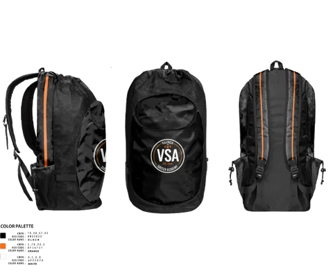 Gear Bag, Valencia Soccer Academy, Men's Soccer, Teamtime, Team time, sublimation, custom sports apparel, team uniforms, spirit wear, spiritwear, sports uniforms, custom shirts, team store, custom team store, fundraiser sports, apparel fundraiser