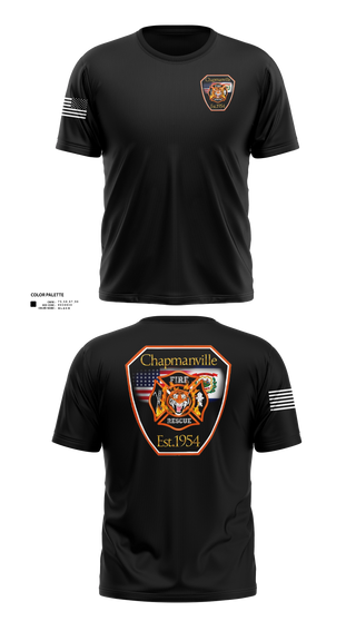 Old School Cotton Feel Shirt, Chapmanville Fire Department, Fire Department, Teamtime, Team time, sublimation, custom sports apparel, team uniforms, spirit wear, spiritwear, sports uniforms, custom shirts, team store, custom team store, fundraiser sports, apparel fundraiser