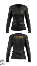 Webster County Sheriff's Office 9252814 Women's Long Sleeve V-neck Shirt - 9