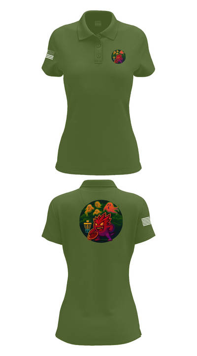 Disc golf 30921940 Women's Short Sleeve Performance Polo  - 25