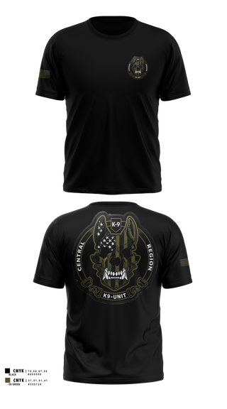 Old School Cotton Feel Shirt, Central Region K-9 unit, Police, Teamtime, Team time, sublimation, custom sports apparel, team uniforms, spirit wear, spiritwear, sports uniforms, custom shirts, team store, custom team store, fundraiser sports, apparel fundraiser