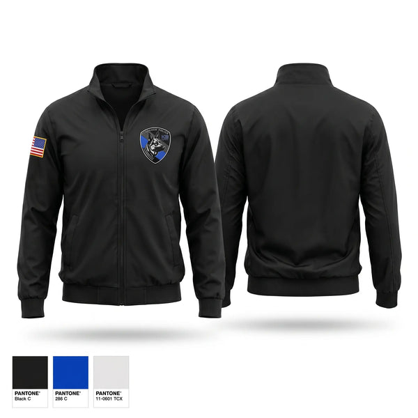 Windbreaker, Florence PD K9- Unit, Police, Teamtime, Team time, sublimation, custom sports apparel, team uniforms, spirit wear, spiritwear, sports uniforms, custom shirts, team store, custom team store, fundraiser sports, apparel fundraiser