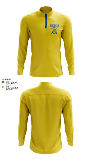 Quarter Zip Jacket, CST Strikers, Spirit Store, Teamtime, Team time, sublimation, custom sports apparel, team uniforms, spirit wear, spiritwear, sports uniforms, custom shirts, team store, custom team store, fundraiser sports, apparel fundraiser