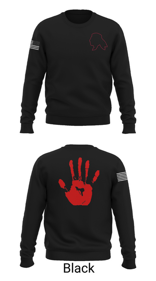 Crew Neck Sweatshirt, Owyhee Braves, Wrestling, Teamtime, Team time, sublimation, custom sports apparel, team uniforms, spirit wear, spiritwear, sports uniforms, custom shirts, team store, custom team store, fundraiser sports, apparel fundraiser