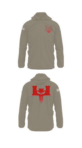 Windbreaker, B co 334th BEB, , Teamtime, Team time, sublimation, custom sports apparel, team uniforms, spirit wear, spiritwear, sports uniforms, custom shirts, team store, custom team store, fundraiser sports, apparel fundraiser