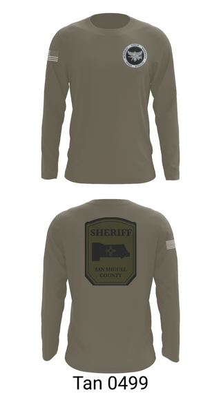 Long Sleeve Performance Shirt, San Miguel County Tactical Team, Police, Teamtime, Team time, sublimation, custom sports apparel, team uniforms, spirit wear, spiritwear, sports uniforms, custom shirts, team store, custom team store, fundraiser sports, apparel fundraiser