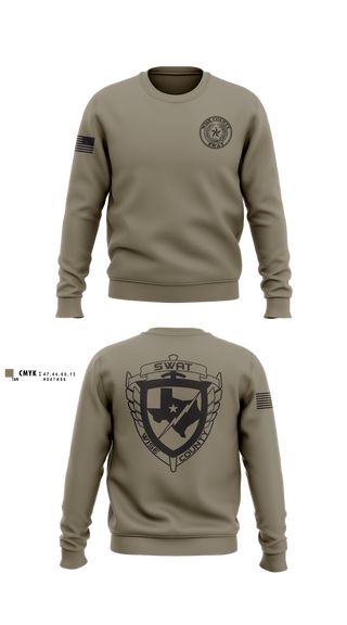 Crew Neck Sweatshirt, Wise County SWAT, Police, Teamtime, Team time, sublimation, custom sports apparel, team uniforms, spirit wear, spiritwear, sports uniforms, custom shirts, team store, custom team store, fundraiser sports, apparel fundraiser