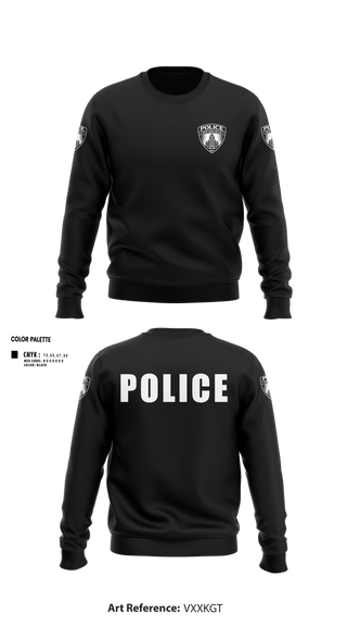 Crew Neck Sweatshirt, New York Mills Police Department, Police, Teamtime, Team time, sublimation, custom sports apparel, team uniforms, spirit wear, spiritwear, sports uniforms, custom shirts, team store, custom team store, fundraiser sports, apparel fundraiser