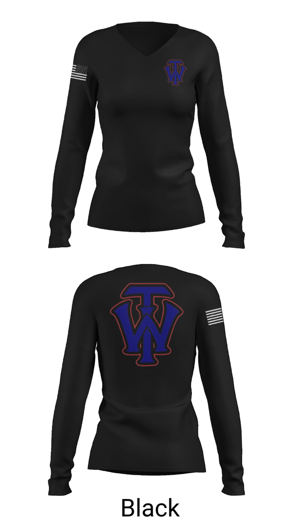 Womens Long Sleeve Vneck Shirt, W.I.T., Softball, Teamtime, Team time, sublimation, custom sports apparel, team uniforms, spirit wear, spiritwear, sports uniforms, custom shirts, team store, custom team store, fundraiser sports, apparel fundraiser