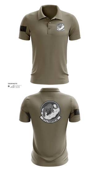 Short Sleeve Performance Polo, 377 Fighter Generation Squadron, , Teamtime, Team time, sublimation, custom sports apparel, team uniforms, spirit wear, spiritwear, sports uniforms, custom shirts, team store, custom team store, fundraiser sports, apparel fundraiser
