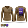 blah 66949858 Women's Long Sleeve V-neck Shirt - 1