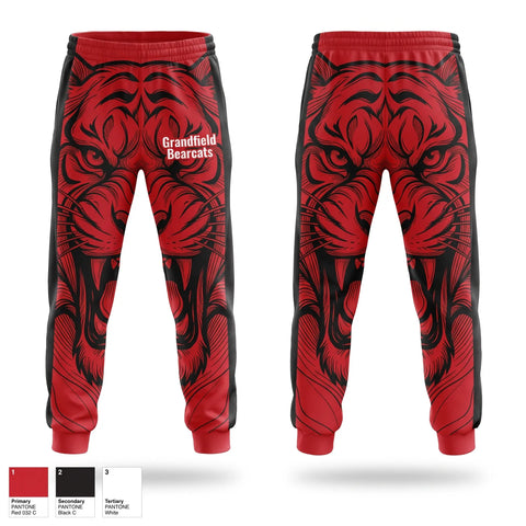 Sweatpants, Grandfield Bearcats, Men's Basketball, Teamtime, Team time, sublimation, custom sports apparel, team uniforms, spirit wear, spiritwear, sports uniforms, custom shirts, team store, custom team store, fundraiser sports, apparel fundraiser