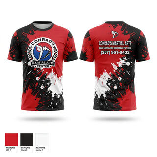 Short Sleeve Performance Shirt, Conrad’s Martial Arts Center, Spirit Store, Teamtime, Team time, sublimation, custom sports apparel, team uniforms, spirit wear, spiritwear, sports uniforms, custom shirts, team store, custom team store, fundraiser sports, apparel fundraiser