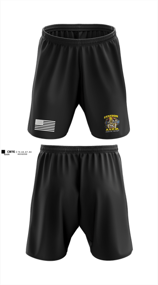 Athletic Shorts With Pockets, Atkins Volunteer Fire Department, Fire Department, Teamtime, Team time, sublimation, custom sports apparel, team uniforms, spirit wear, spiritwear, sports uniforms, custom shirts, team store, custom team store, fundraiser sports, apparel fundraiser
