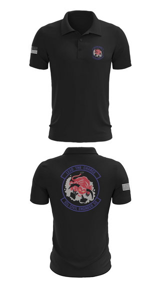 Short Sleeve Performance Polo, 92 CES, Air Force, Teamtime, Team time, sublimation, custom sports apparel, team uniforms, spirit wear, spiritwear, sports uniforms, custom shirts, team store, custom team store, fundraiser sports, apparel fundraiser