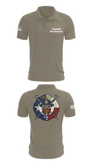 Short Sleeve Performance Polo, Tomball Fire Rescue, Fire Department, Teamtime, Team time, sublimation, custom sports apparel, team uniforms, spirit wear, spiritwear, sports uniforms, custom shirts, team store, custom team store, fundraiser sports, apparel fundraiser